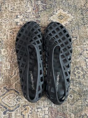 Jeffrey Campbell Black Cage Ballet Flats